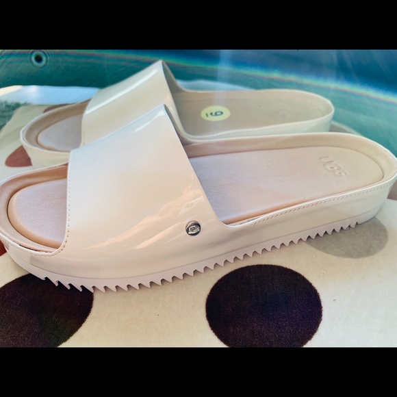 UGG Shoes - White Treadlite UGG slides 🌻